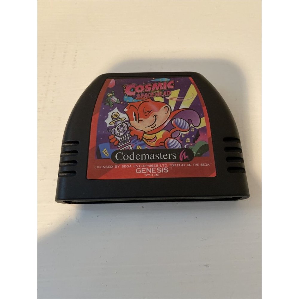 Cosmic Spacehead (Sega Genesis, 1993) Video Game Case No Manual Tested - Picture 5 of 6